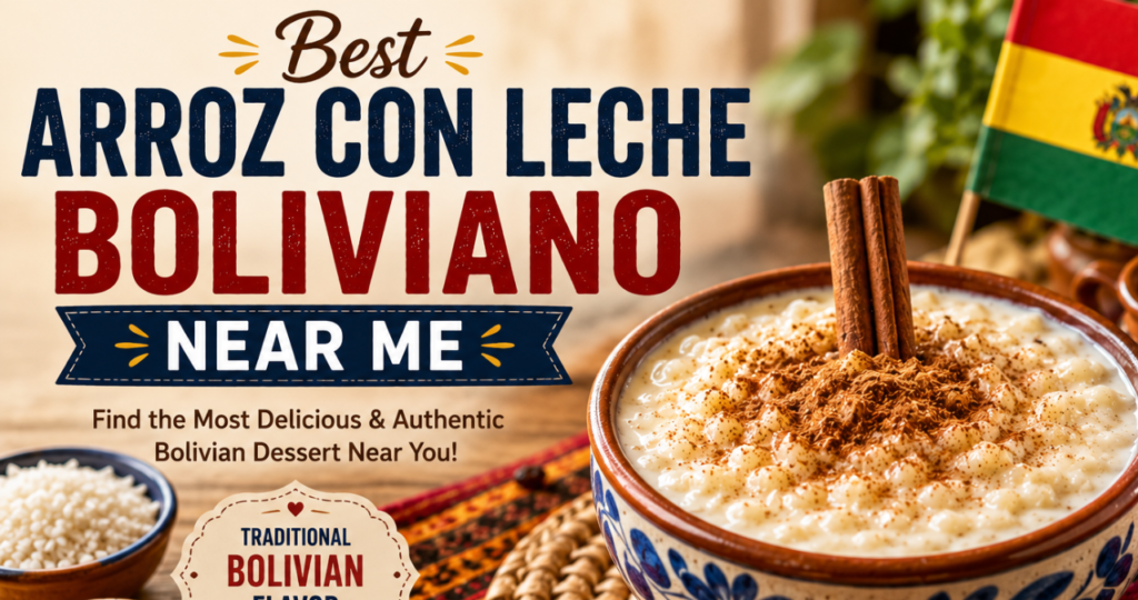 Best Arroz Con Leche Boliviano Near Me